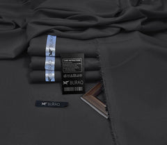 Premium Men's Wash n' Wear Unstitched - Black