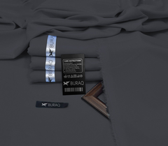 Premium Men's Wash n' Wear Unstitched - Charcoal