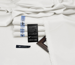 Premium Men's Wash n' Wear Unstitched - Pearl White