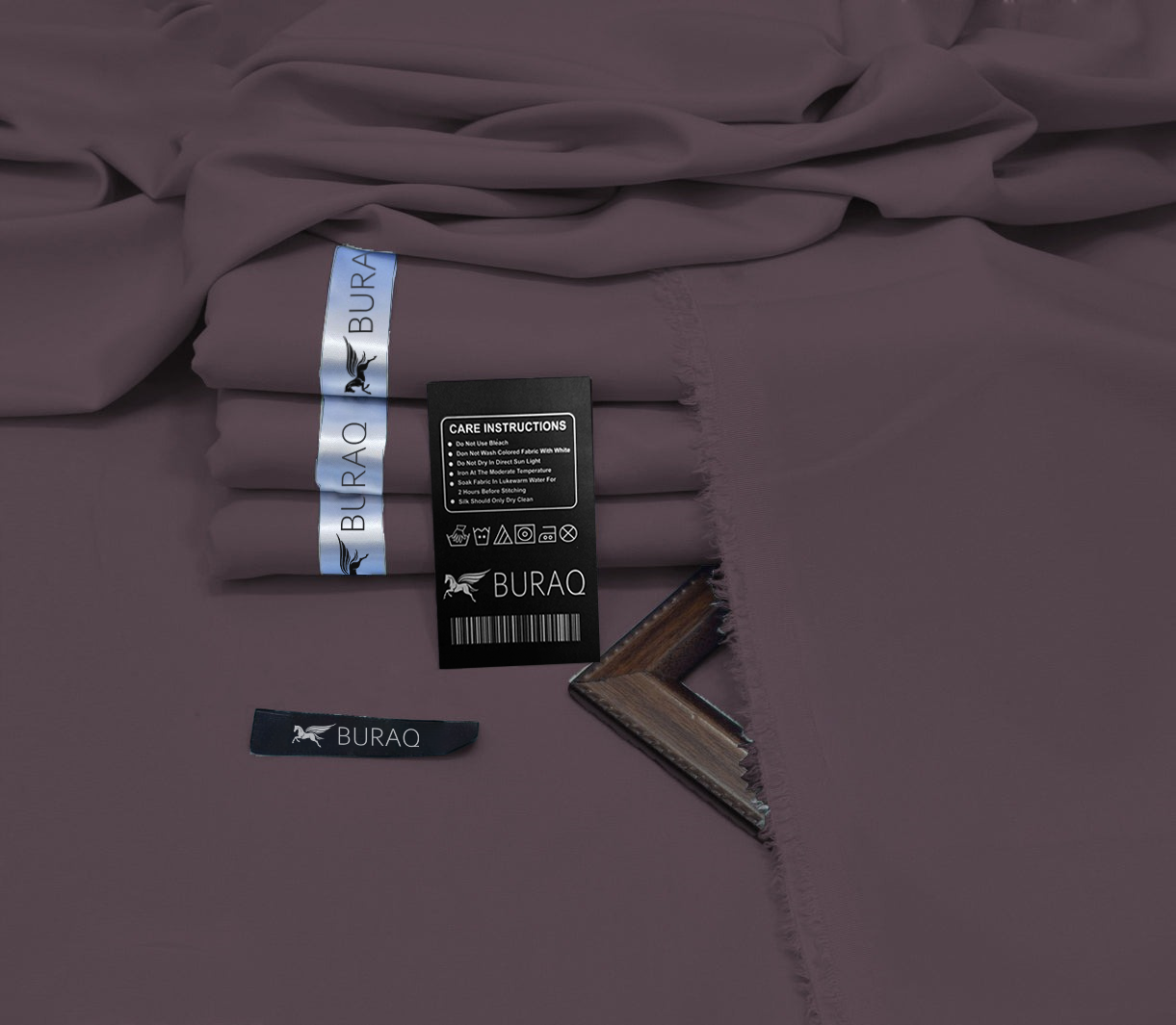 Premium Men's Wash n' Wear Unstitched - Royal Indigo Secondary image