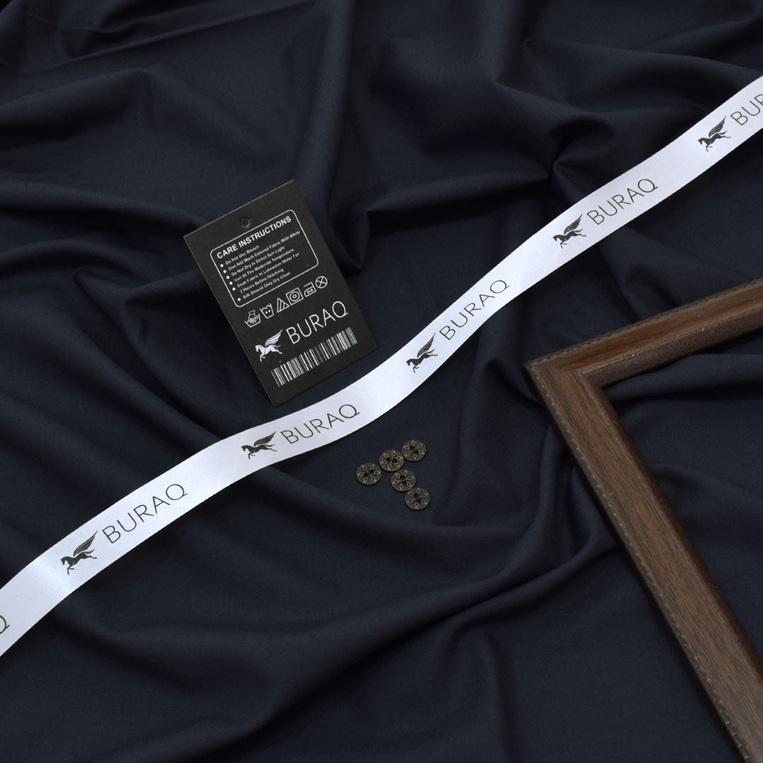 Buraq Men's Wash n' Wear Unstitched - Charcoal Secondary image