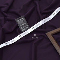 Buraq Men's Wash n' Wear Unstitched - Plum