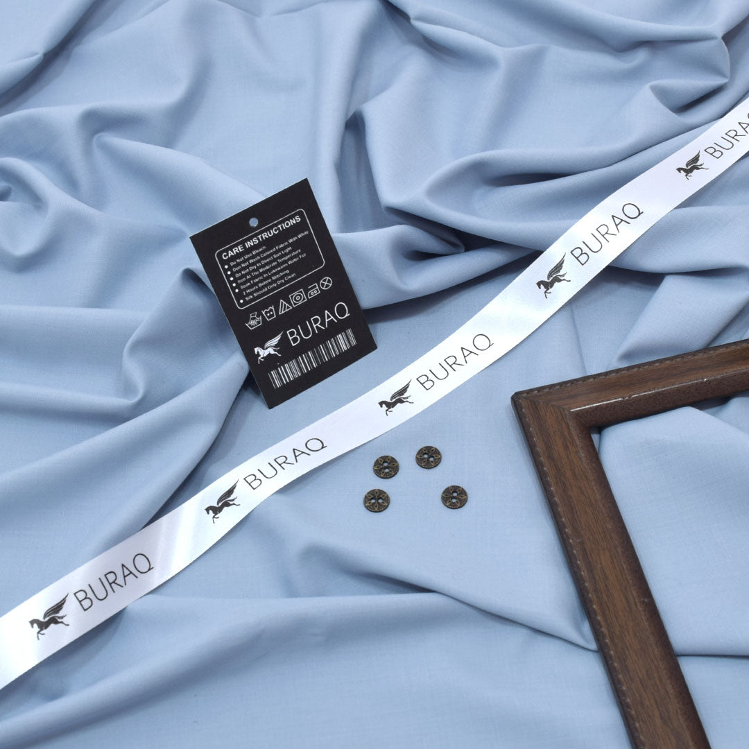 Buraq Men's Wash n' Wear Unstitched - Metallic Gray Main image