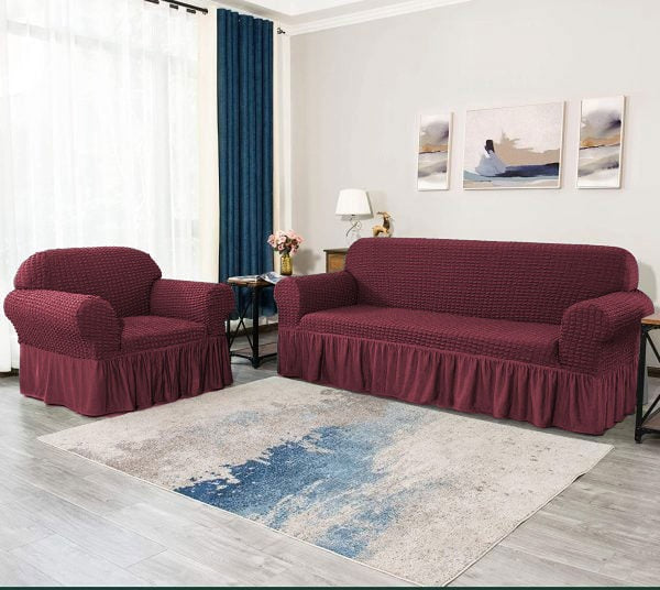 Persian Sofa Cover - Maroon Secondary image
