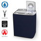 Twin Tub Waterproof Washing Machine Cover (Blue Color - All Sizes Available)