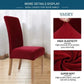 Fitted Style Cotton Jersey Chair Cover – Maroon