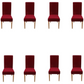 Fitted Style Cotton Jersey Chair Cover – Maroon