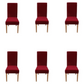 Fitted Style Cotton Jersey Chair Cover – Maroon