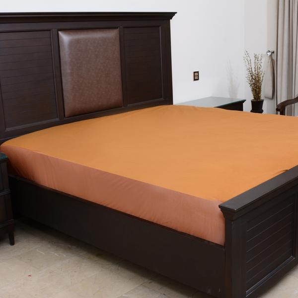 Terry Waterproof Mattress Cover - Copper Main image