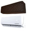Quilted AC Cover - (Inner Unit Set) - Dark Brown