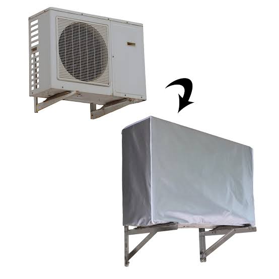 Quilted AC Cover - (Outer Unit Set) - Copper Brown