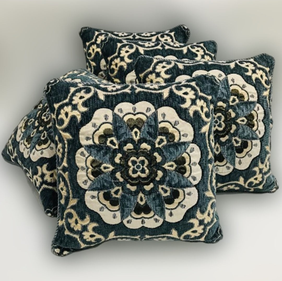 Velvet Jacquard Cushion Covers E-19 Main image