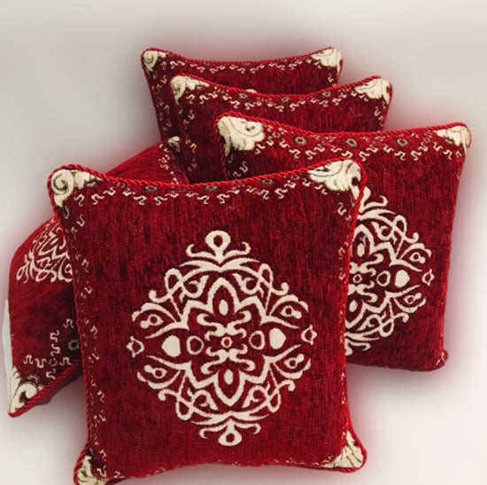 Velvet Jacquard Cushion Covers F-13