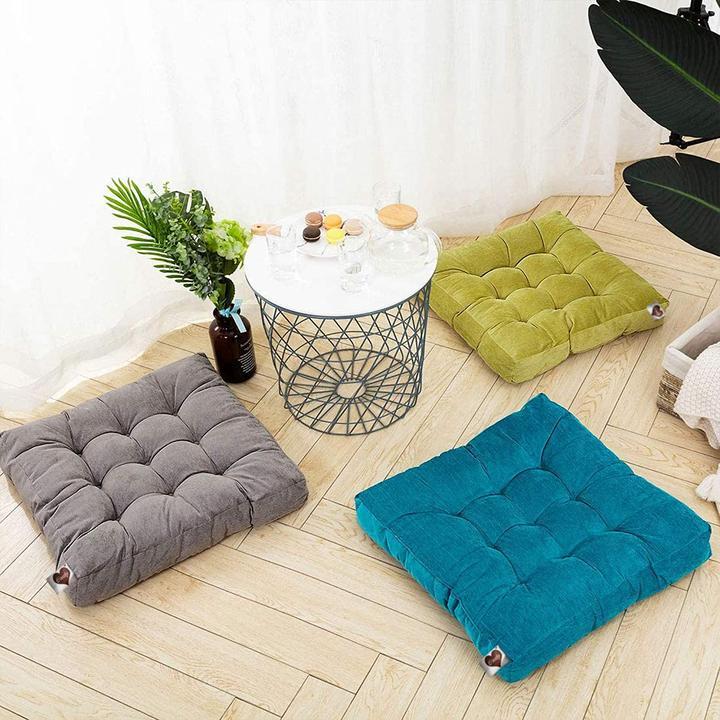 Square deals floor cushions